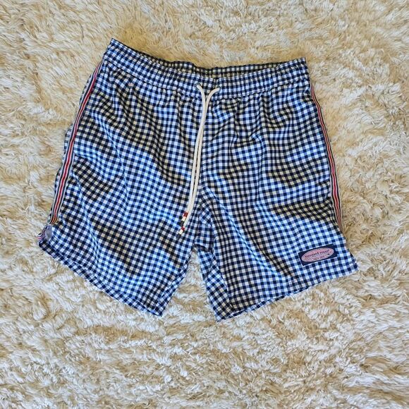 Vineyard Vines‎ Mens  Swim Trunk Size XS Plaid - Picture 3 of 7